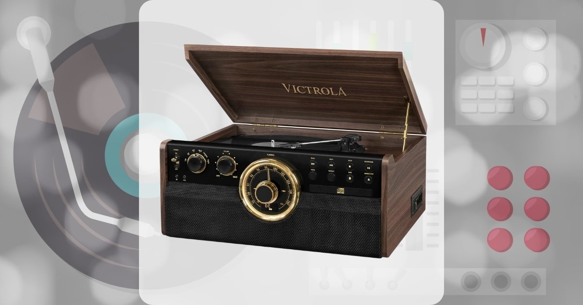Avis platine vinyle vintage en bois Victrola Empire